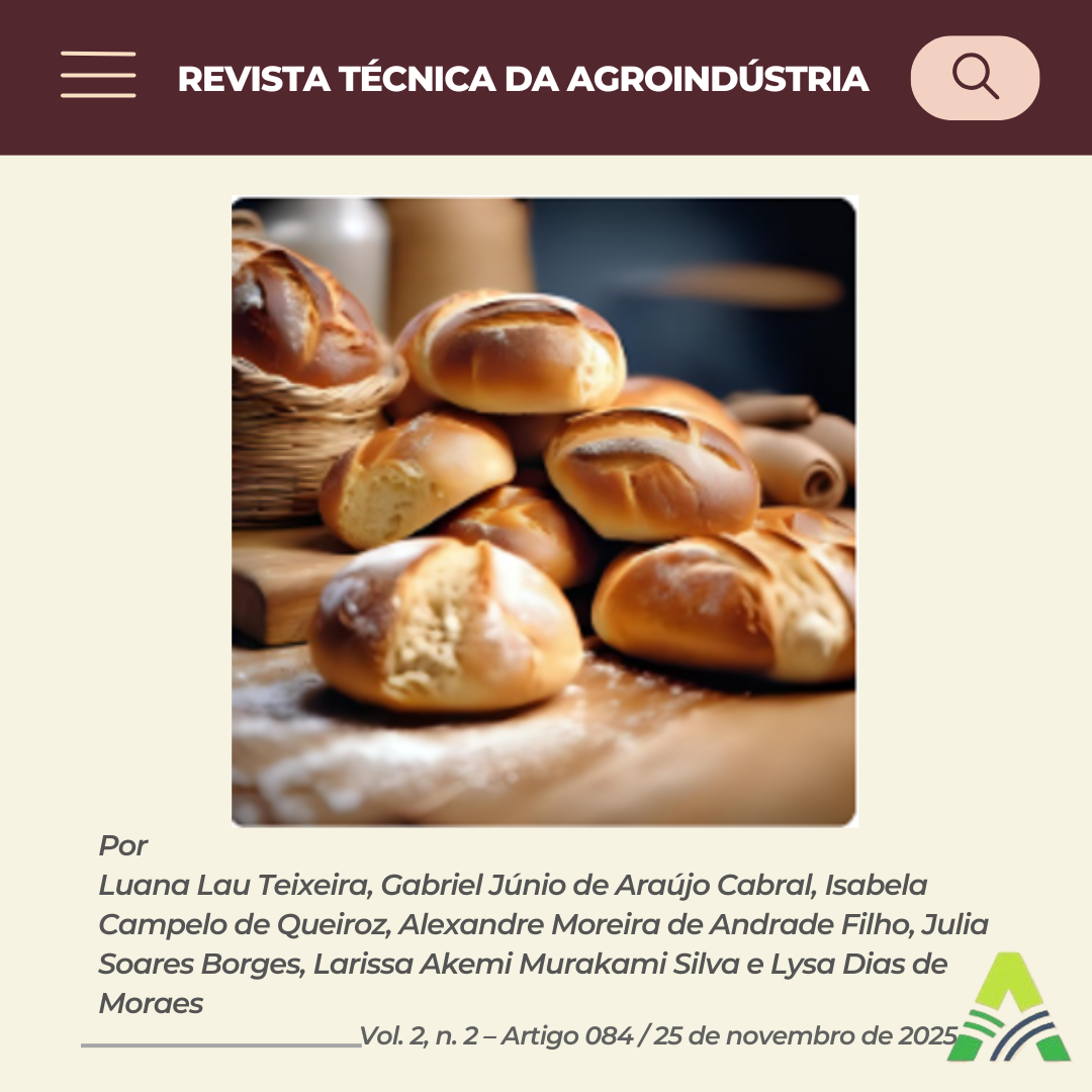 MAIS SAÚDE NA PANIFICAÇÃO: INFLUÊNCIA DA FIBRA NAS PROPRIEDADES FÍSICAS E TEXTURAIS DE PÃES DOCE